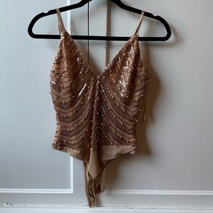 Windsor Gold and Pearl Bodysuit